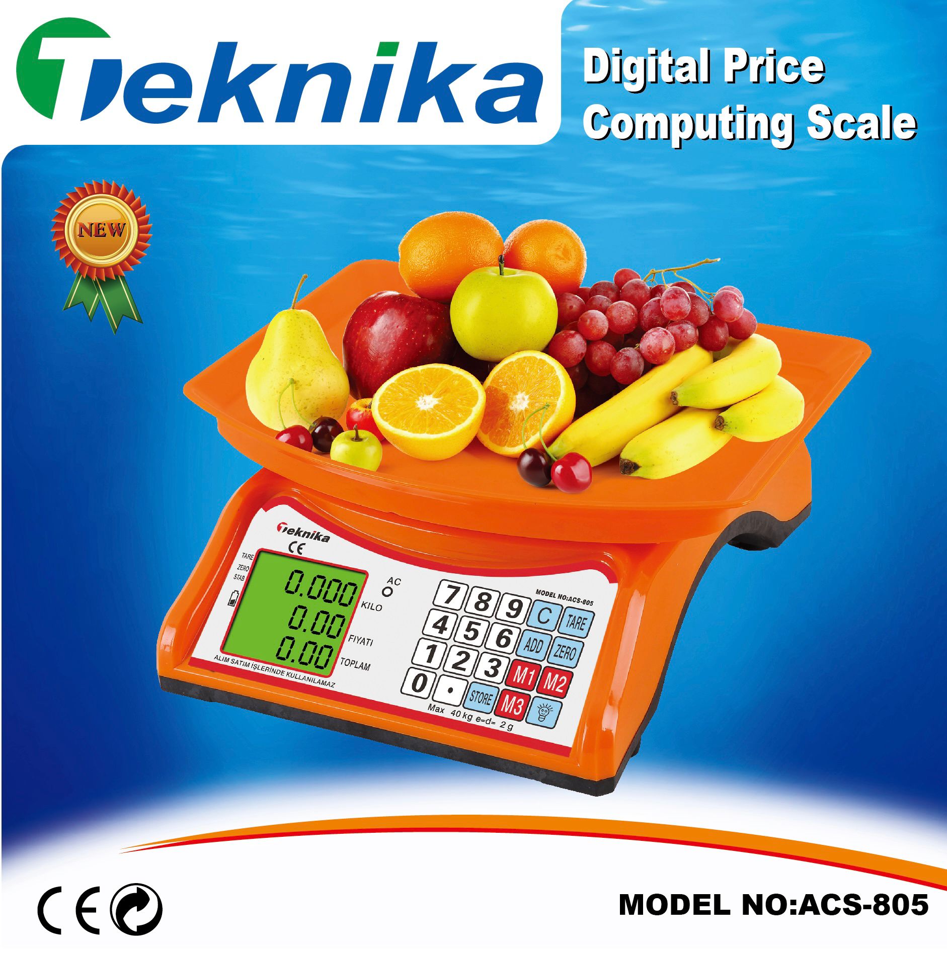 Teknika 40 kg Luk 2gr hassasiyet li Sarzli